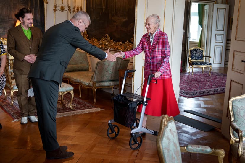 Drottning Margrethe närvarar vid prisutdelning
