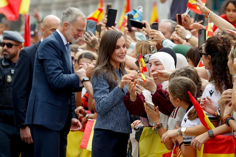 Spaniens kungapar på besök i Ceuta