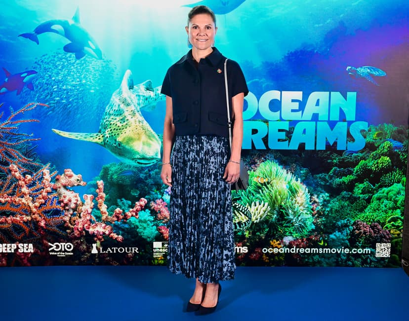 Crown Princess Victoria at "Ocean Dreams" premiere