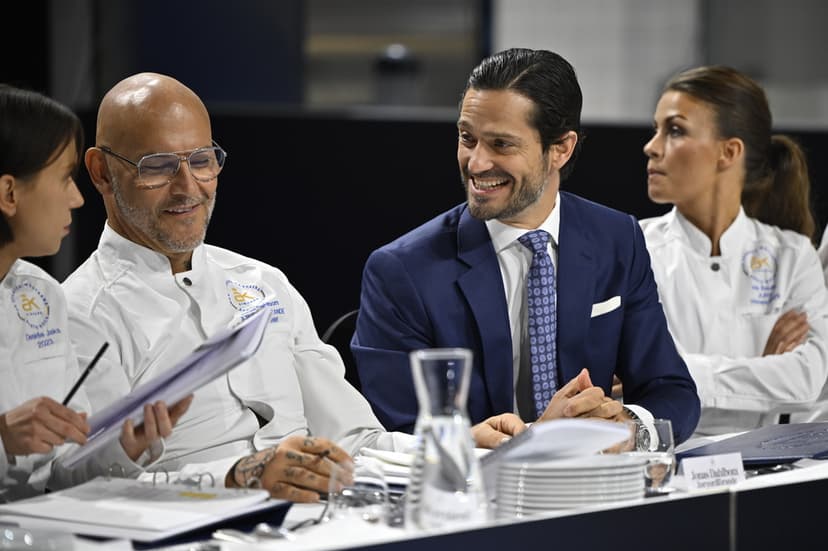 Prins Carl Philip i juryn på Årets Kock 2026