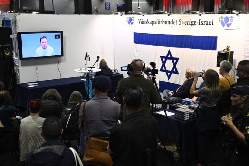 Bokmässan invigd – efter nytt Israelbråk