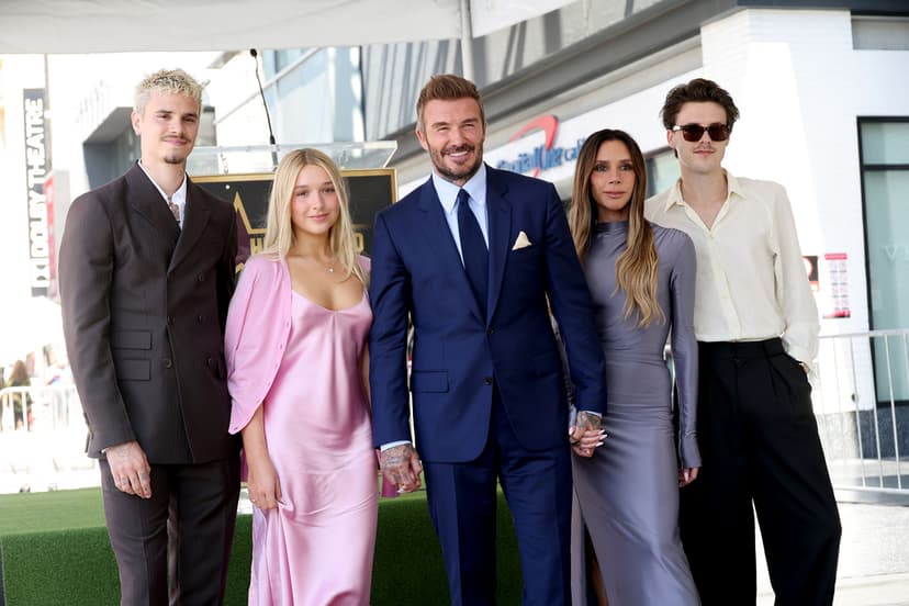 David Beckham får en stjärna på Hollywood Walk of Fame