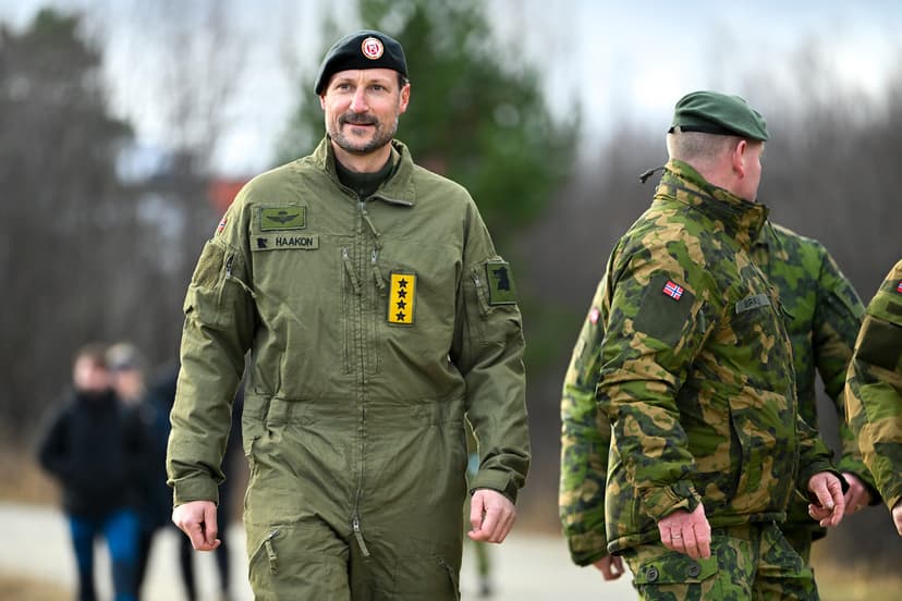 Kung Haakon besöker Finnmark