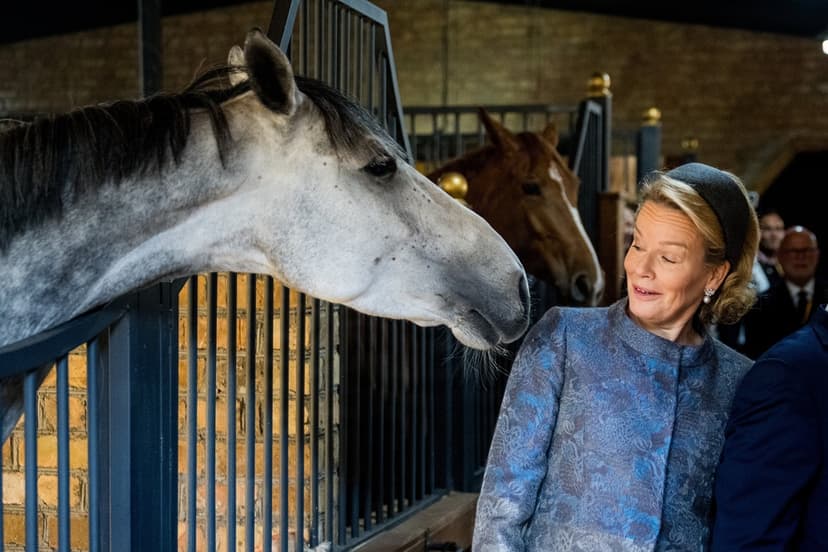 Drottning Mathilde och kung Philippe i Kazakstan