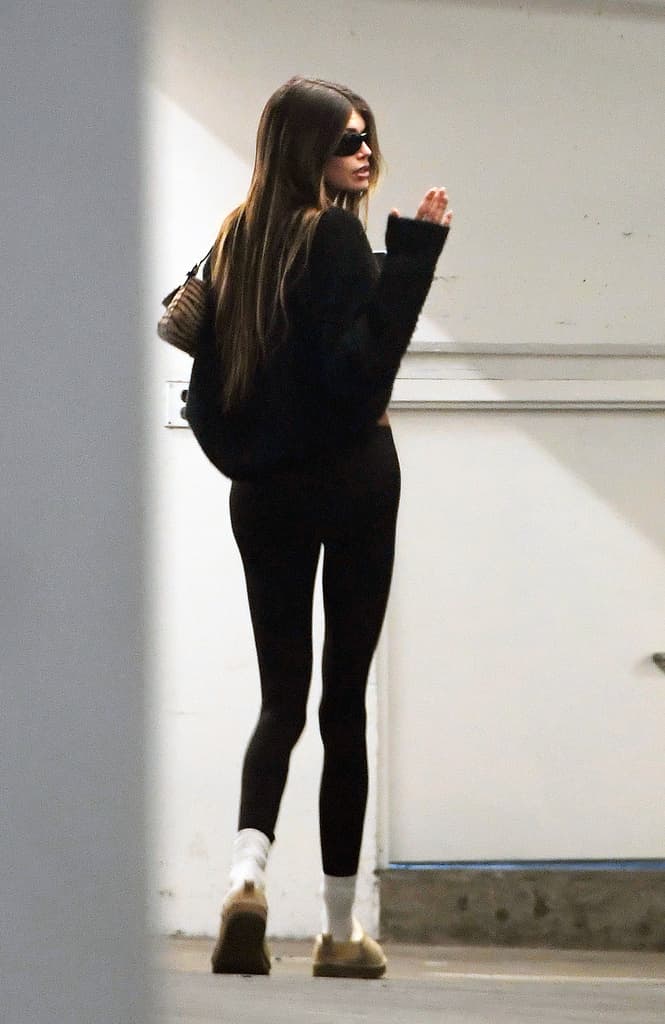 Kaia Gerber på gym i Los Angeles