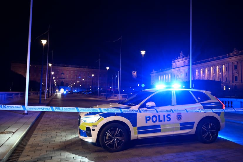 Polis har skjutit verkanseld vid Stockholms slott