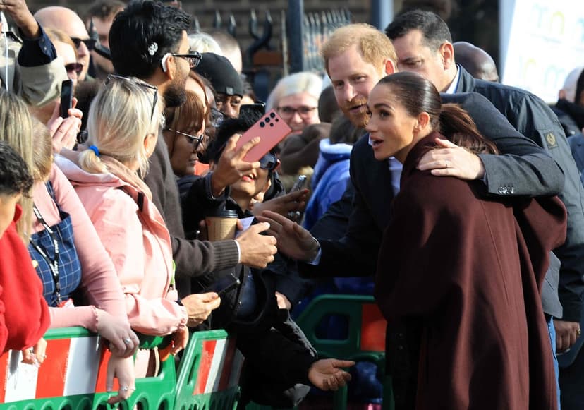 Prins Harry och Meghan i Nottingham