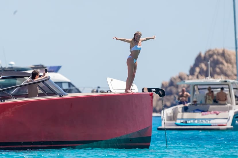 Lindsey Vonn semestrar i Saint-Tropez