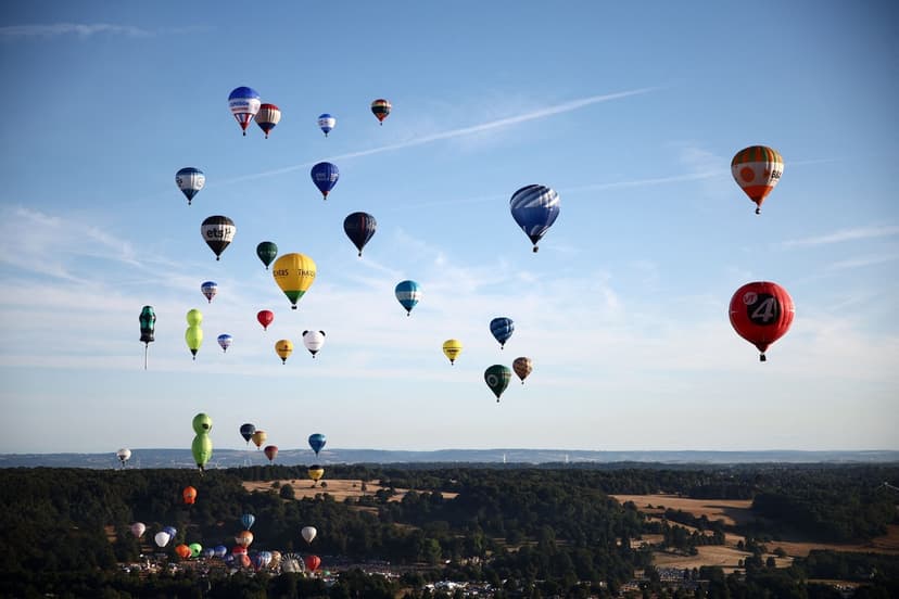 Ballongfestival i England