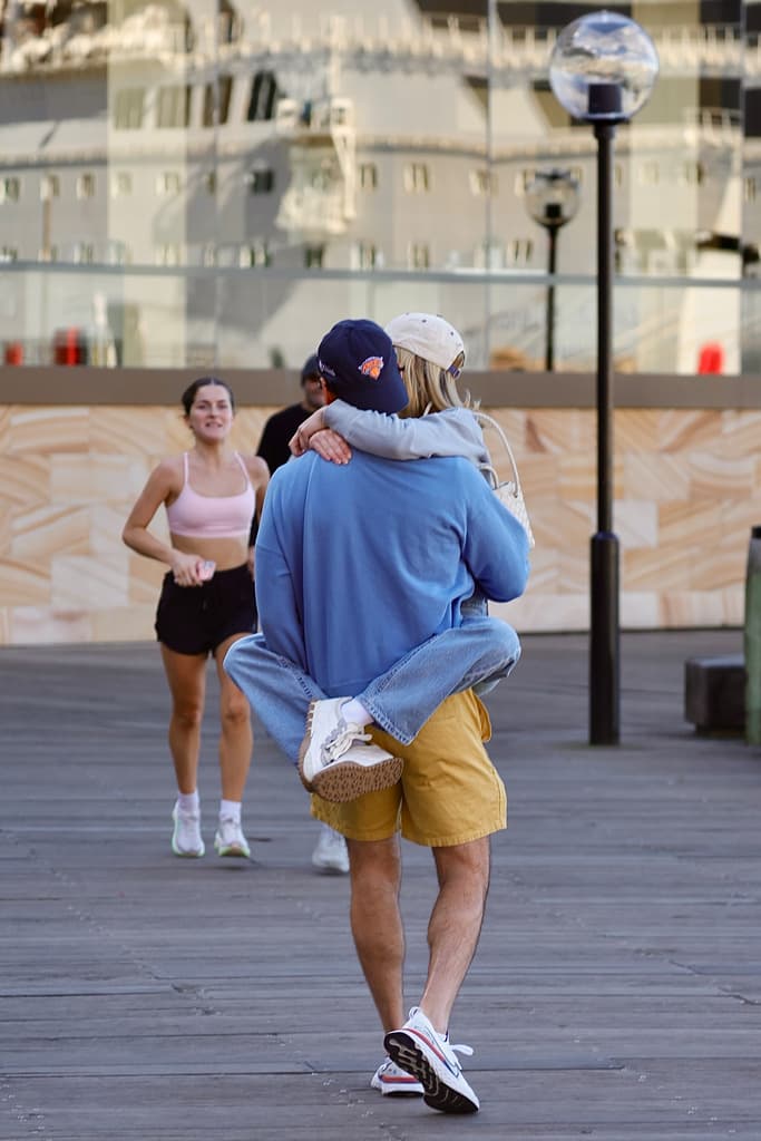 Sydney Sweeney och Scooter Braun i Sydney