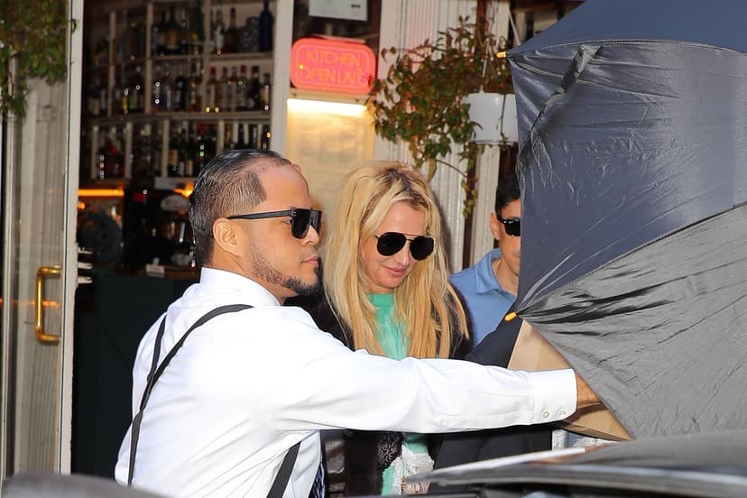 Britney Spears håller låg profil i New York