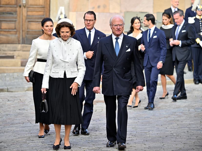 Royals at the opening of the Parliament