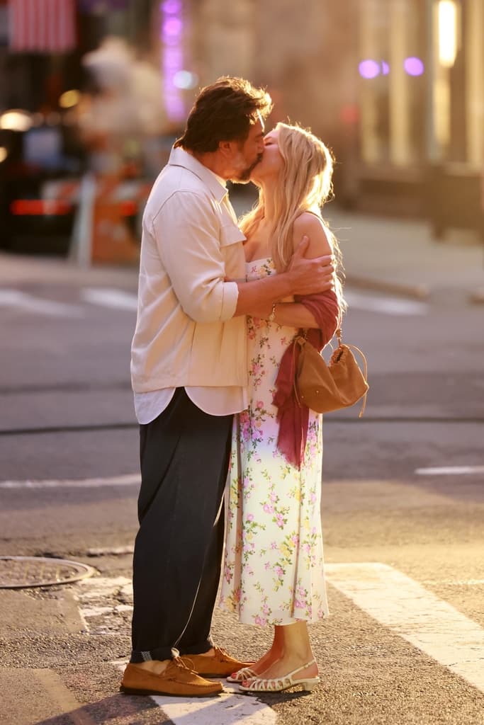 Kate Hudson och Javier Bardem på filminspelning i NY