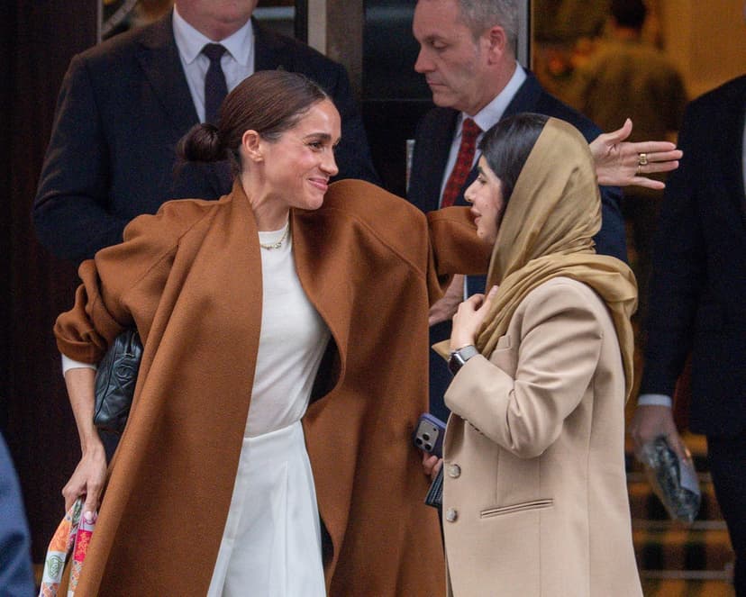 Meghan Markle på lunch med Malala Yousafzai
