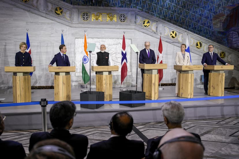 Nordiskt-indiskt toppmöte i Oslo