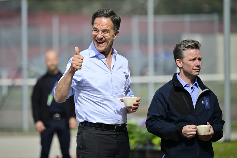 NATO:s generalsekreterare Mark Rutte i Revinge