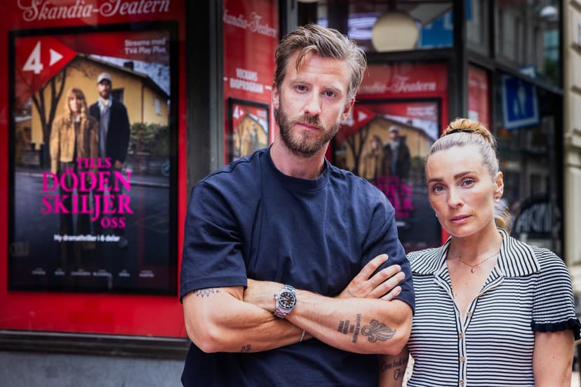 Filip Berg och Aliette Opheim blev kära under inspelningen av "Tills döden skiljer oss åt"
