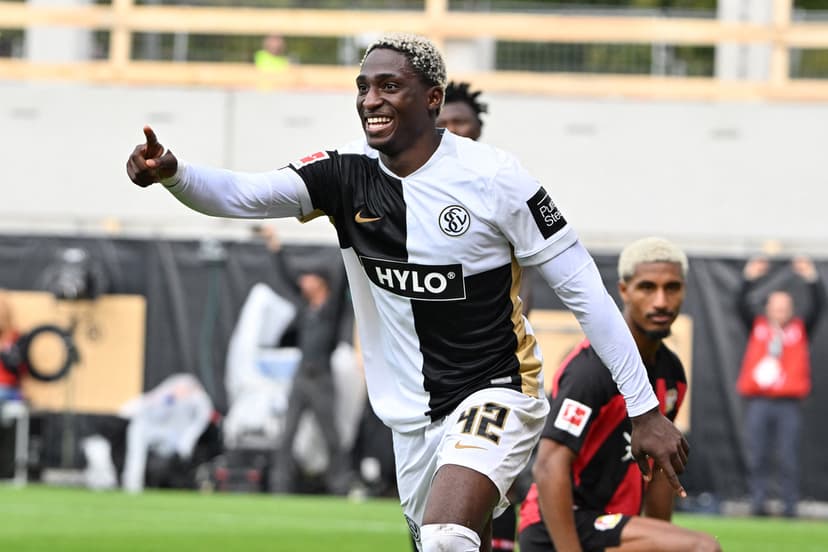 Elversberg tar historisk seger i Bundesliga