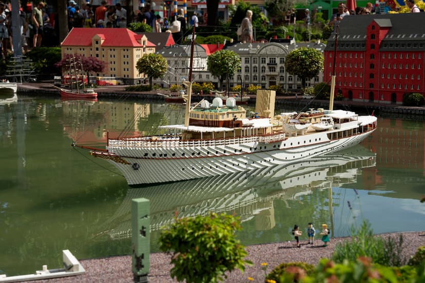 Kungaskeppet Dannebrog på Legoland