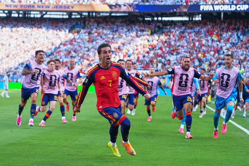 Finalen: Spanien-Argentina