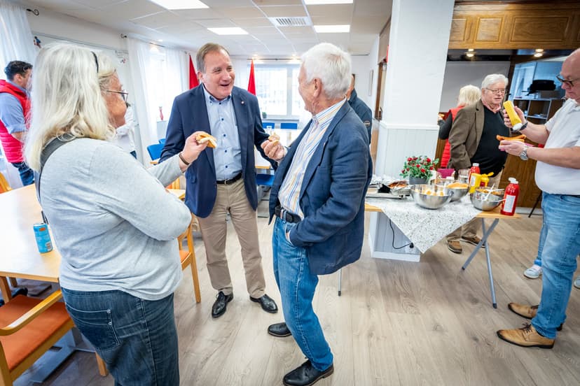 Stefan Löfven besöker Socialdemokraterna i Arlöv