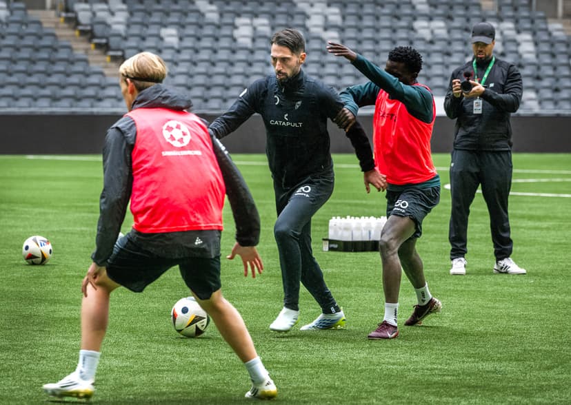 Hammarby tränar inför cupfinalen