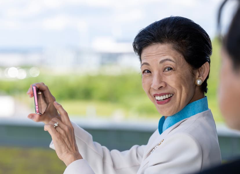 Princess Takamado of Japan visiting Sweden
