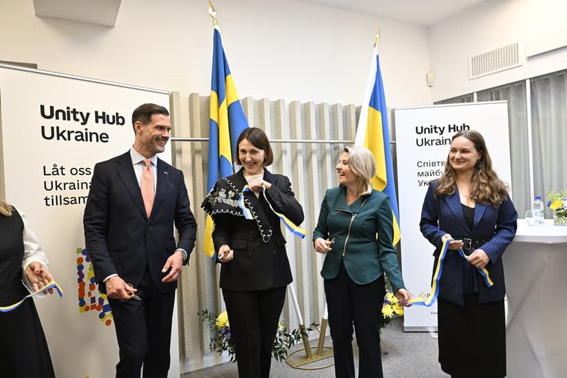 Ny hub för ukrainska flyktingar