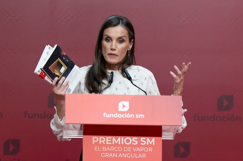 Drottning Letizia på litteraturprisutdelning