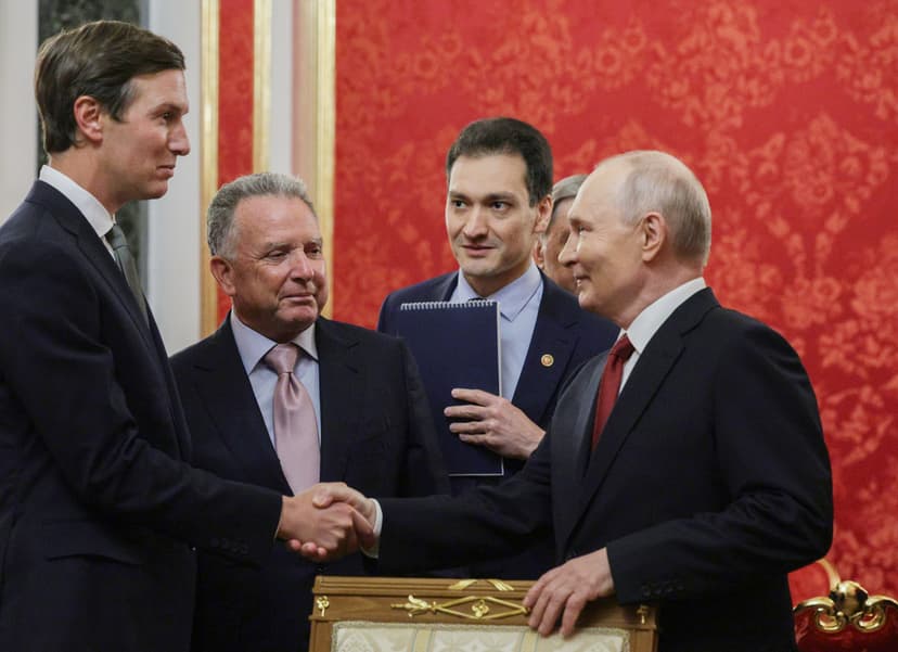 Putin i möte med Kushner och Witkoff