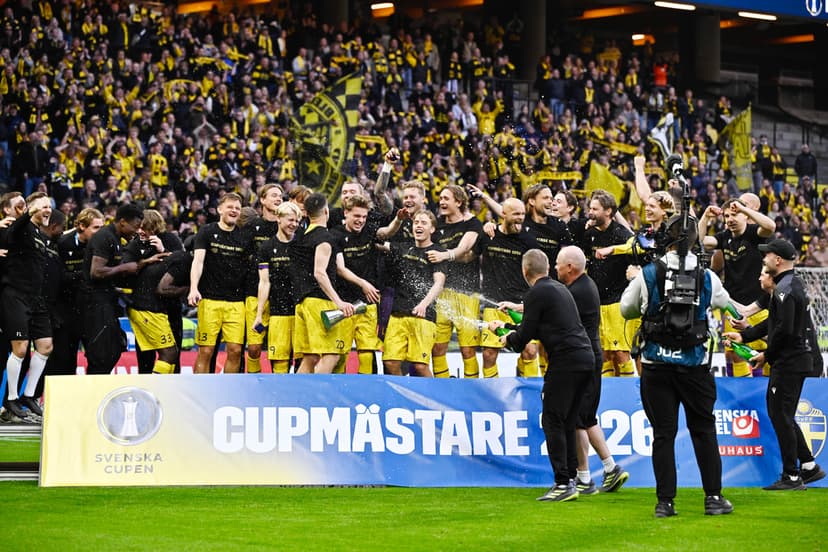 Mjällby är cupmästare för första gången efter seger mot Hammarby