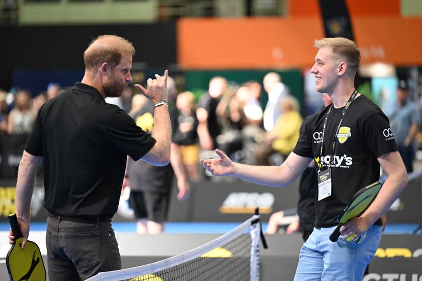 Prins Harry på event i Birmingham