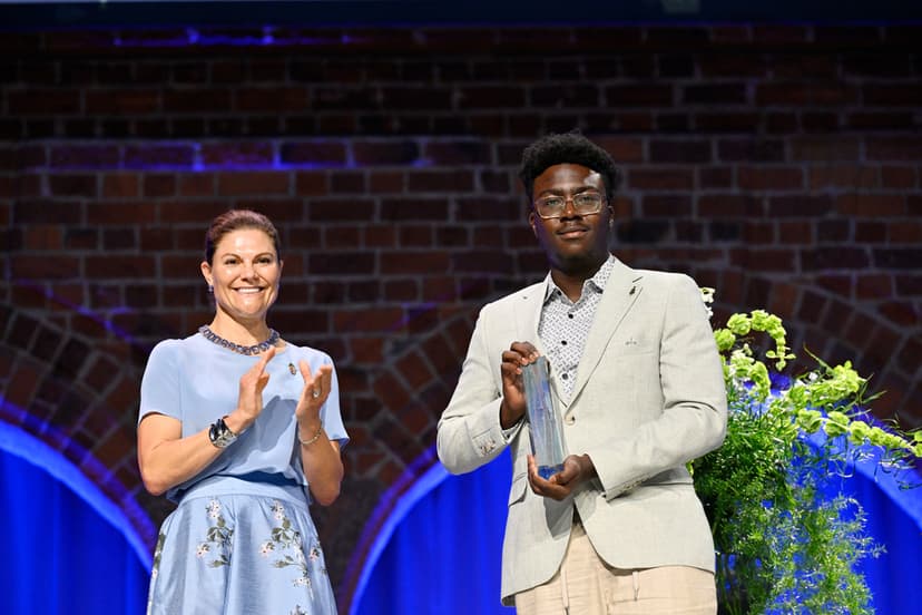 Kronprinsessan Victoria delar ut Junior Water Prize