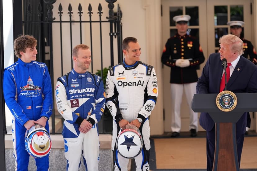 Felix Rosenqvist träffar Trump