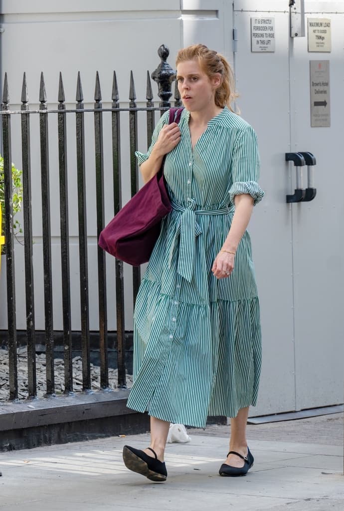 Prinsessan Beatrice ute i London
