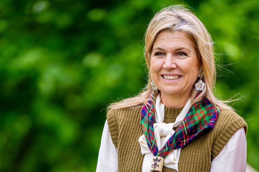 Drottning Maxima möter scouter