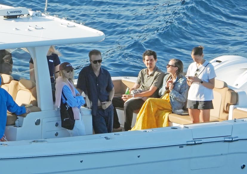 Olivia Wilde och Edward Norton med familj och vänner i Portofino