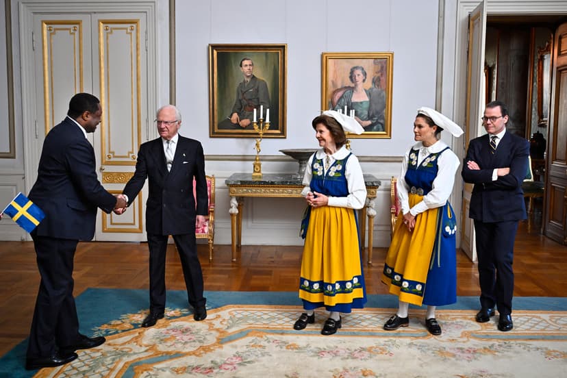 Nationaldagsmottagning på Kungliga slottet