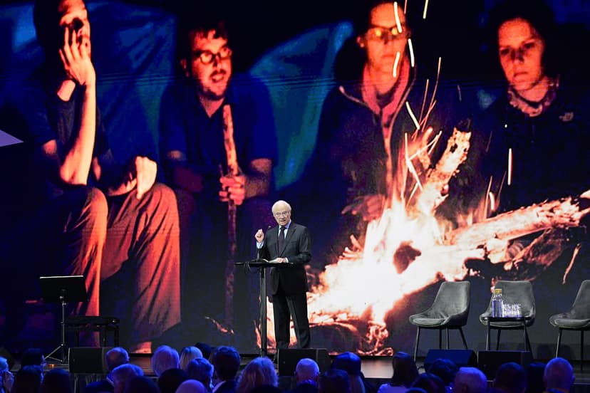 Kung Carl Gustaf på ledarskapsseminarium