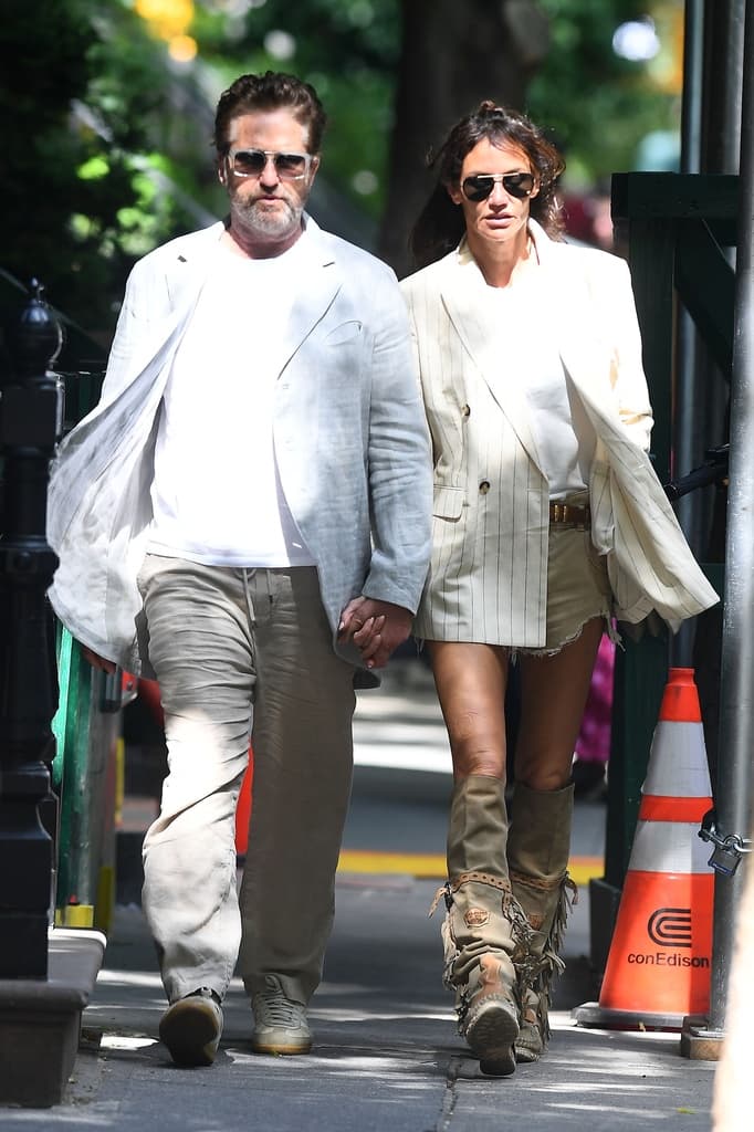Gerard Butler och Morgan Brown går på lunch