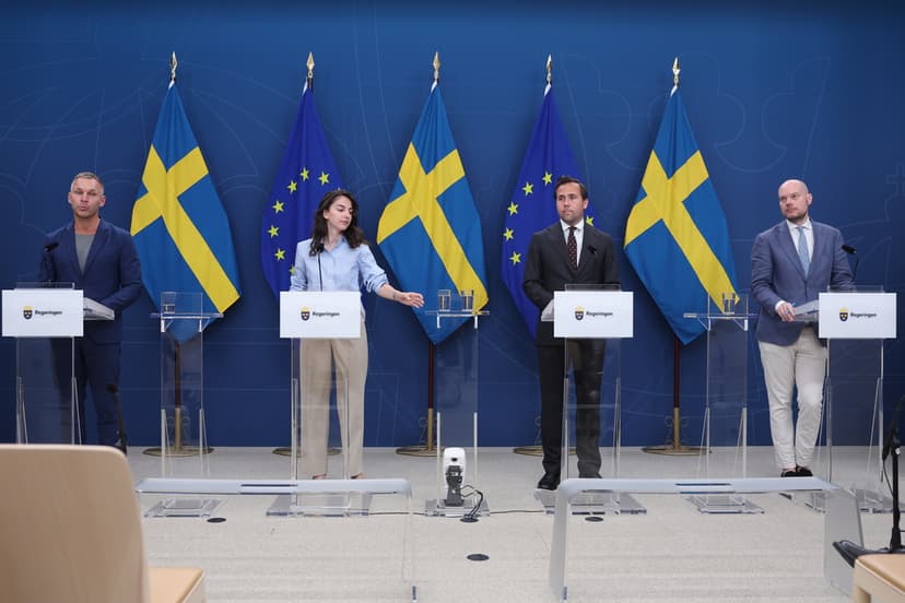 Regeringen och SD har pressträff
