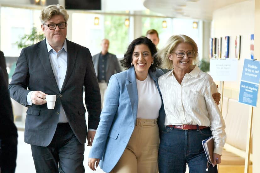 Pressträff med L och M