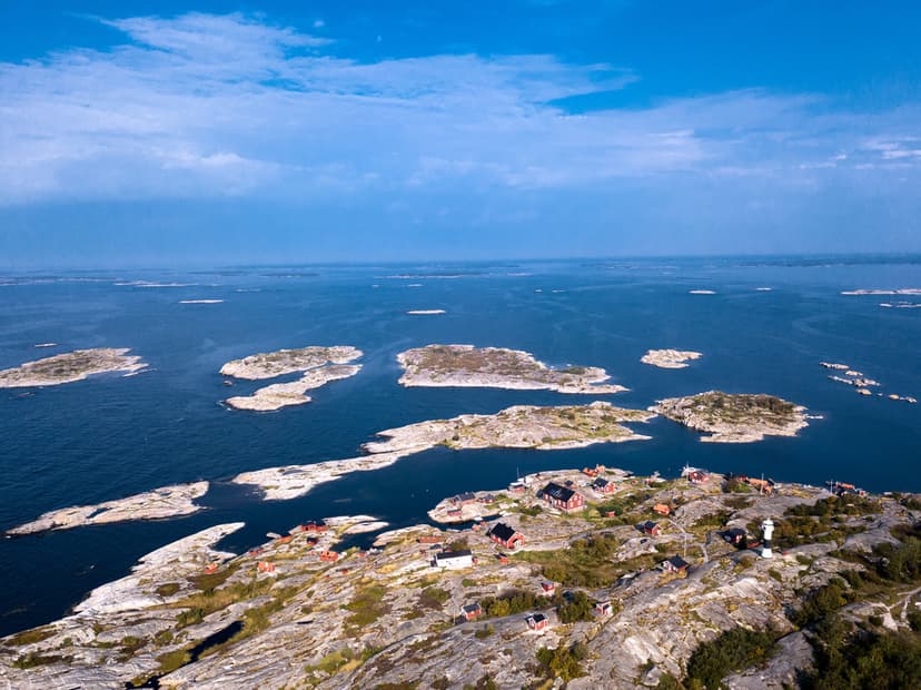 Fina flygbilder från ovan