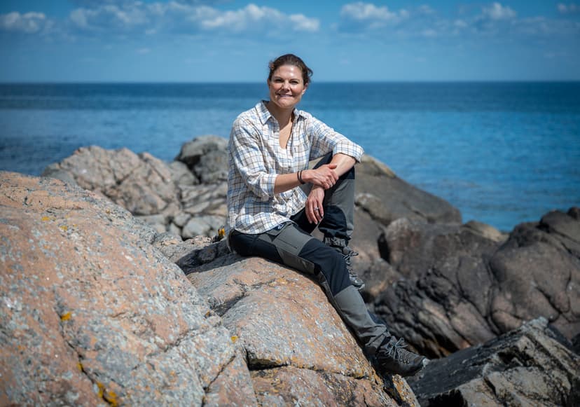Crown Princess Victoria visits Stenshuvud National Park