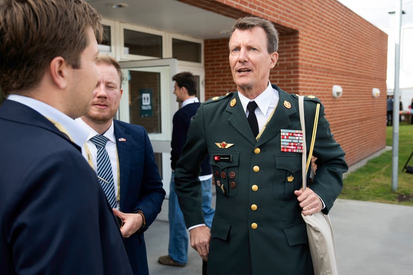 Prins Joachim på mässa