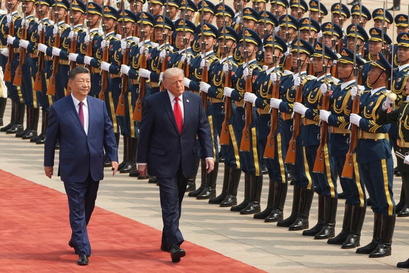 Donald Trump besöker Kina