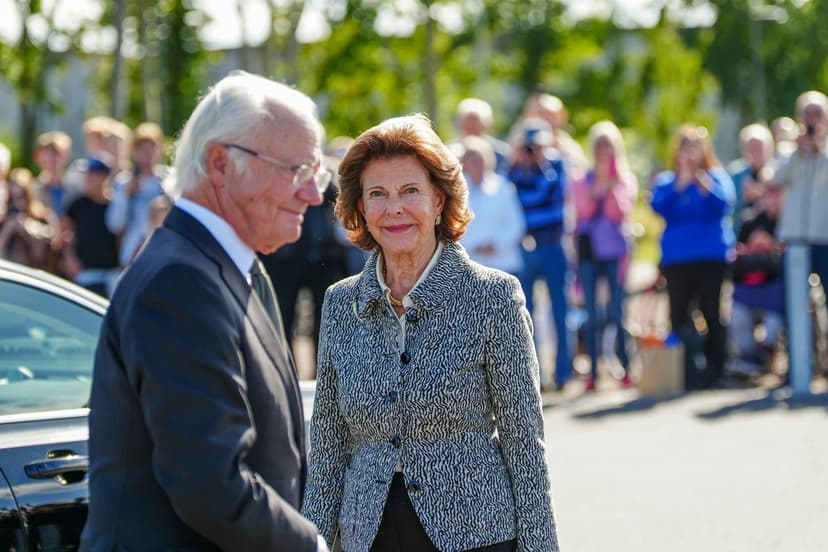 Royal Couple visiting Lidköping