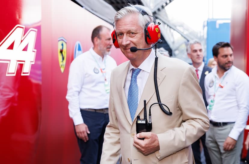Kung Philippe på Formel 1-tävlingar