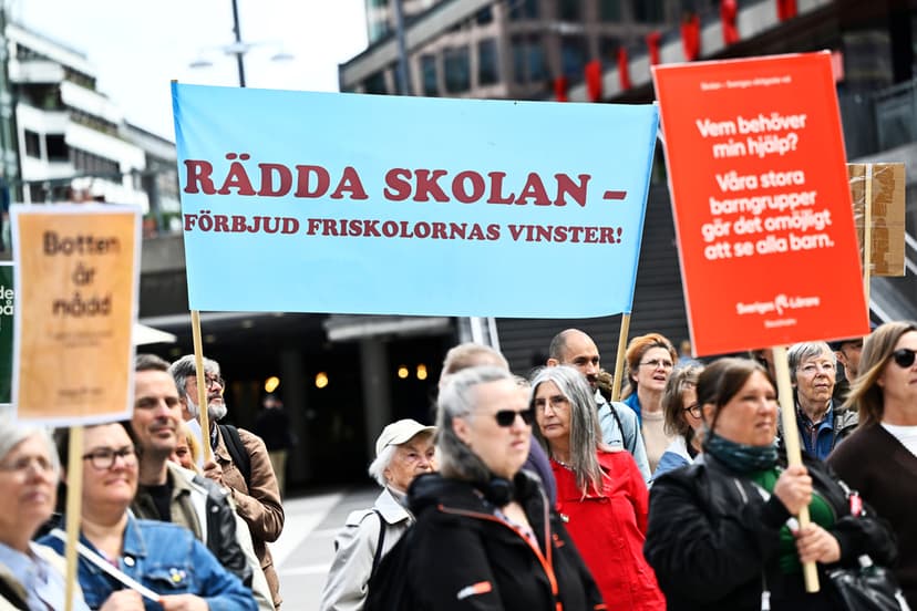 Sveriges Lärare anordnar en manifestation under söndagen