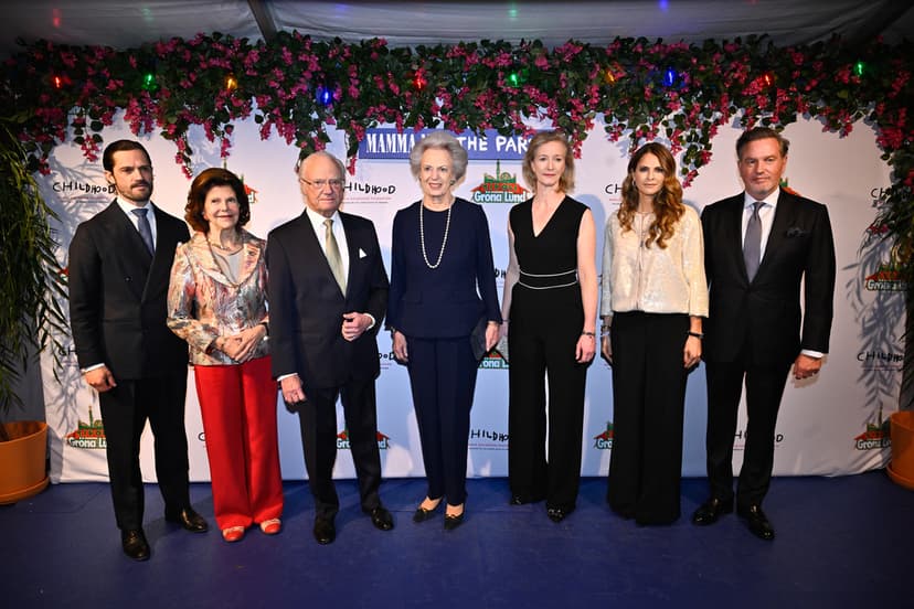Royals at Mamma Mia!